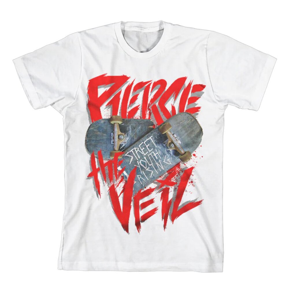Pierce The Veil Street Youth Rising Band Short Sleeve T Shirt Tultex